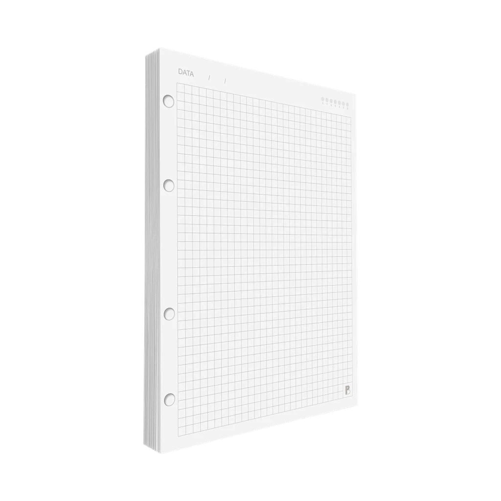 Refil Argolado Quadriculado 90g 80 Folhas Universitário Colegial A5 em Oferta na Shopee