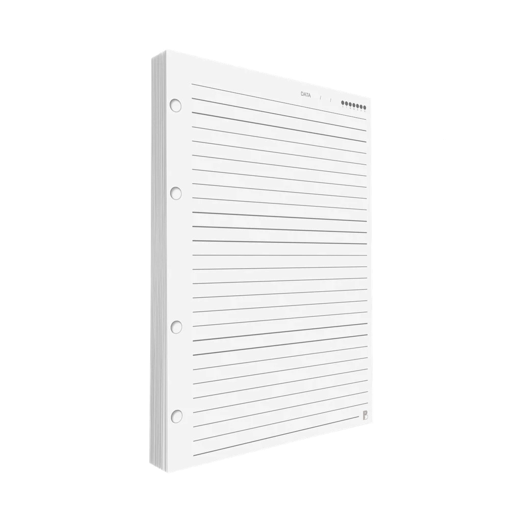 Refil Argolado Pautado 90g 80 folhas Universitário Colegial A5 Refil Argolado Pautado 90g 80 folhas Universitário Colegial A5