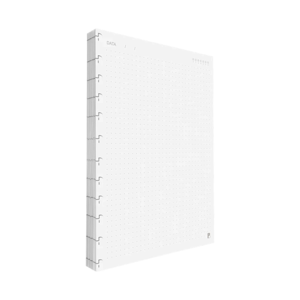 Refil Caderno Discos Inteligente Pontilhado 80 Folhas em Oferta na Shopee