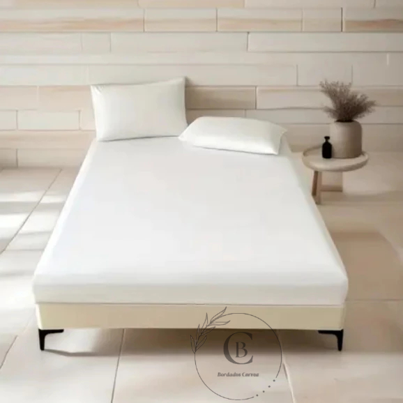 Kit Jogo Lençol Casal 3 Peças Com Elástico Fronha Jogo Roupa de Cama Casal