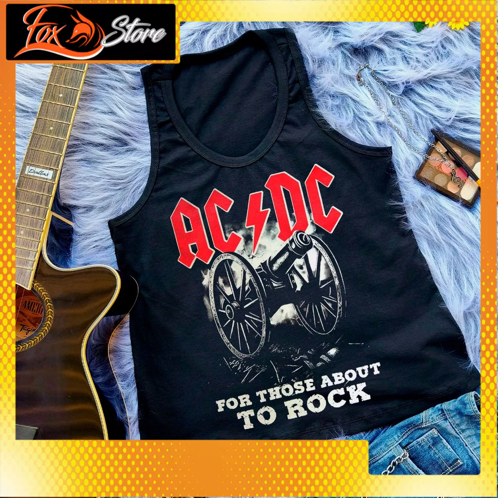 Camiseta Regata Nadador de Rock Feminina Guns Acdc Avenged Kiss Ozzy Nirvana Slipknot Metallica