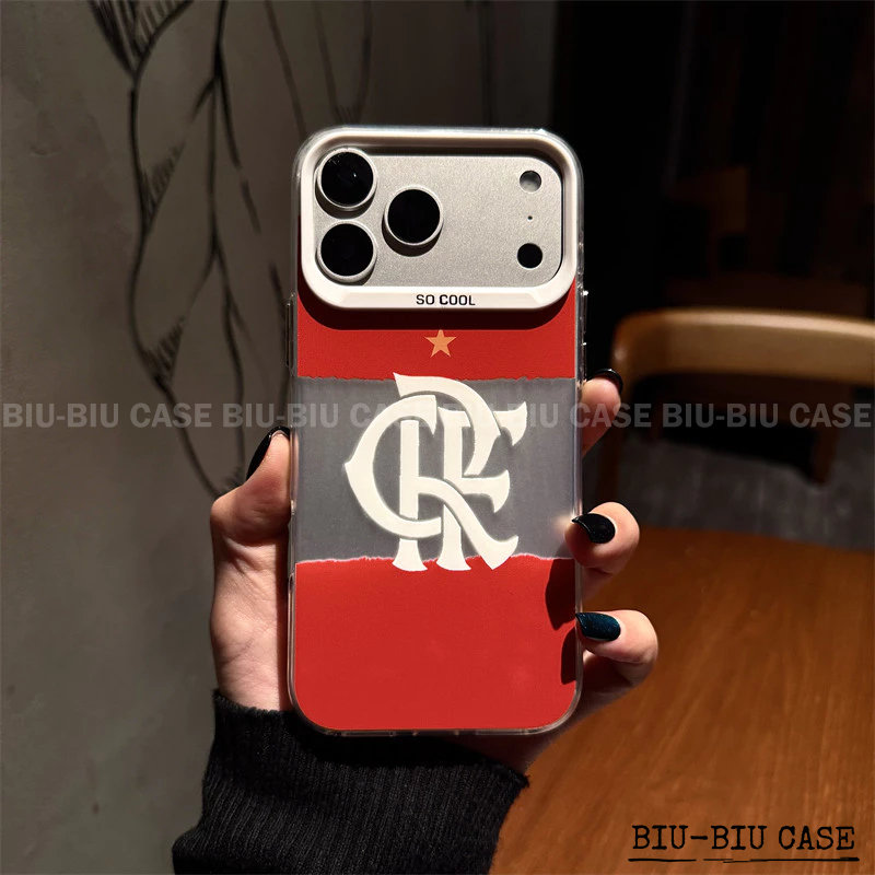 Capa de celular Logotipo vermelho CRF Adequado para SAMSUNG Galaxy A55 A35 A25 A15 S24 S22 S23 S25 Capa TPU choque