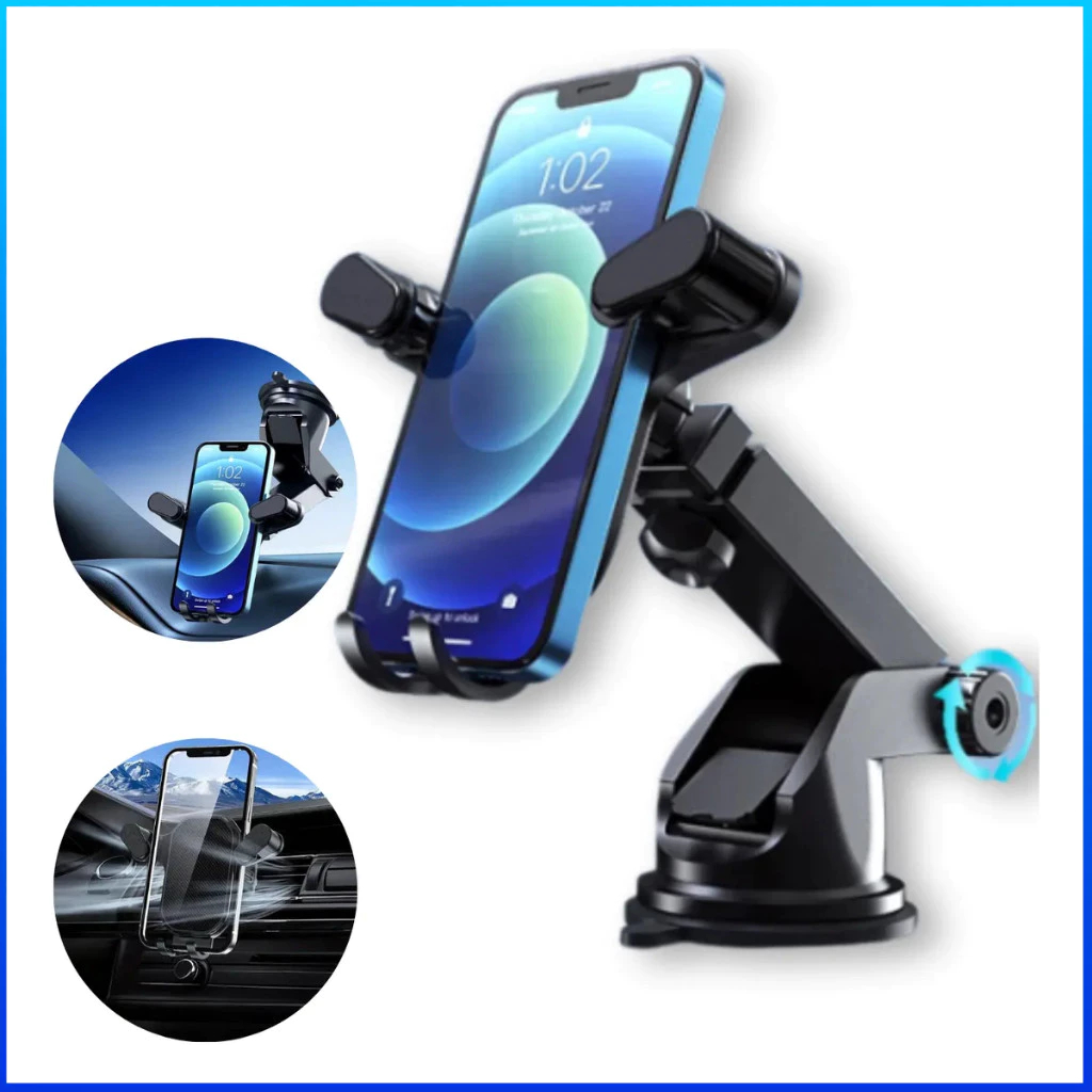 Suporte Universal 3 Em 1 Para Celular No Carro 360º Veicular Ventosa E Ar em Oferta na Shopee