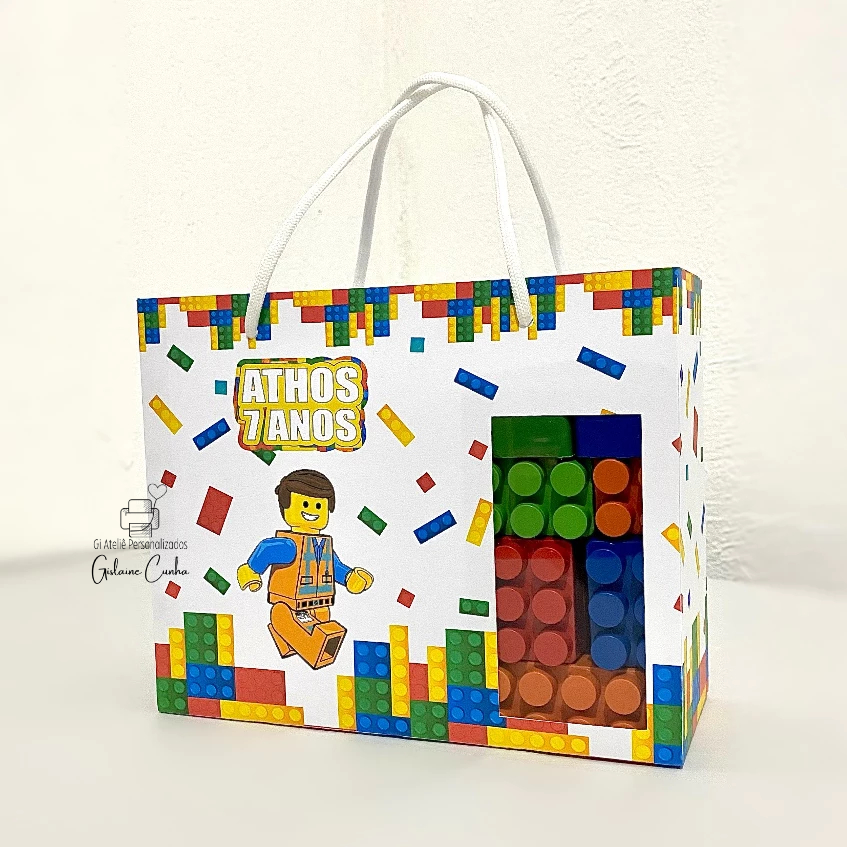 Sacolinha surpresa Lembrancinha Personalizada todos os temas - G - papelaria personalizada