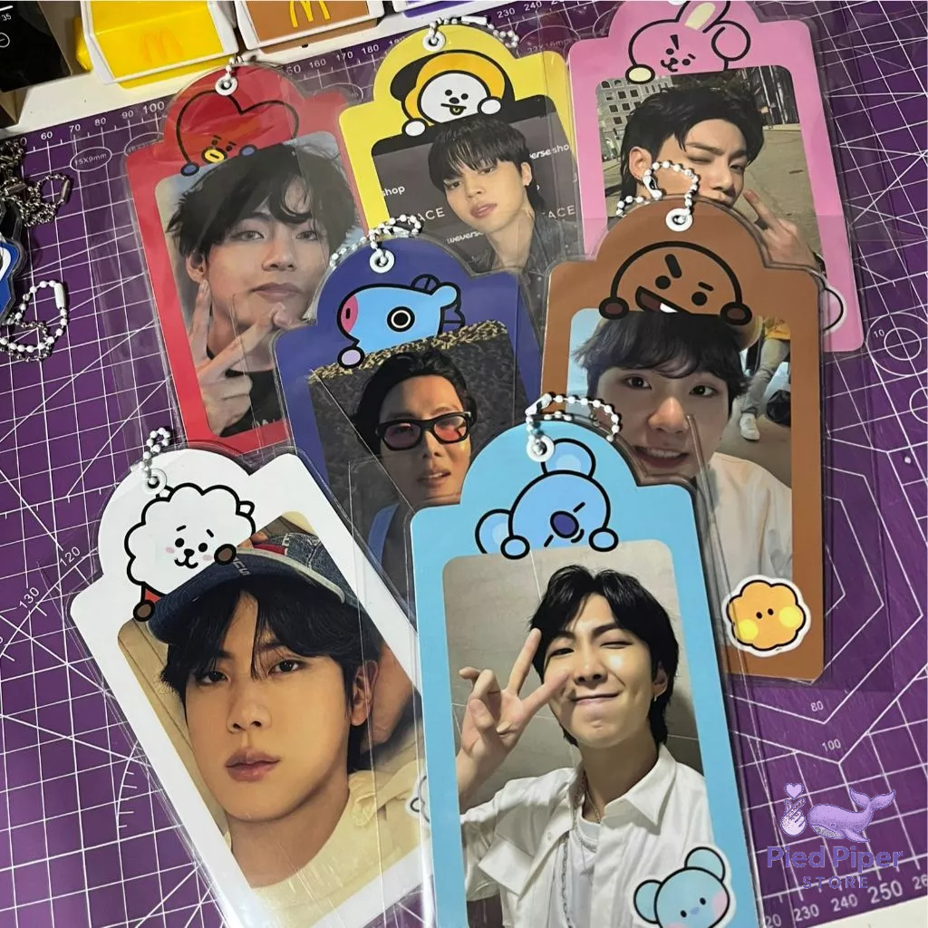 HOLDER BTS BT21 PERSONALIZADOS FANMADE em Oferta na Shopee