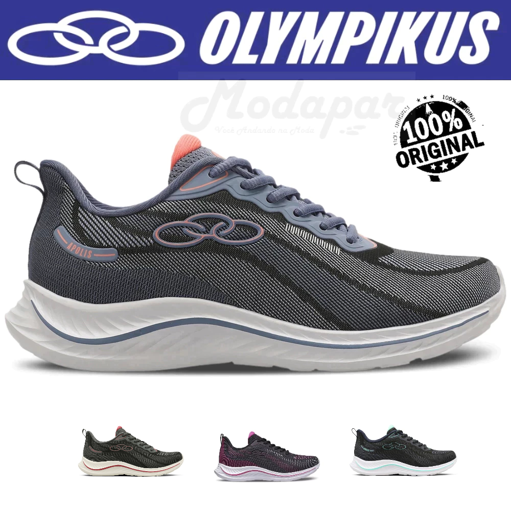 Tênis Olympikus Feminino Apolis Ultraleve Original em Oferta na Shopee