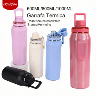 Belifou Glitter Garrafa Térmica Portátil De 800 Ml Com Isolamento Duplo Adequada Para Academia em Oferta na Shopee
