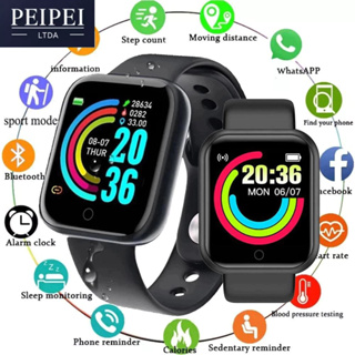 Smartwatch D20 Pro Y68 Relógio Inteligente Com Marcação De Batimentos Bluetooth em Oferta na Shopee