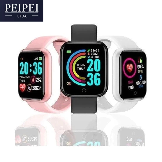 Relogio Smartwatch Smart Bracelet D20/Y68 Relógio inteligente para Android e IOS
