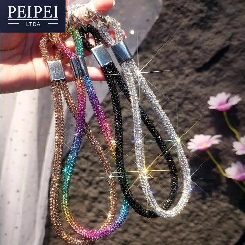 Cordão De Mão De Segurança para Capa Celular De Uso Fácil Estilo Moda Porta-Chaves Sling Case