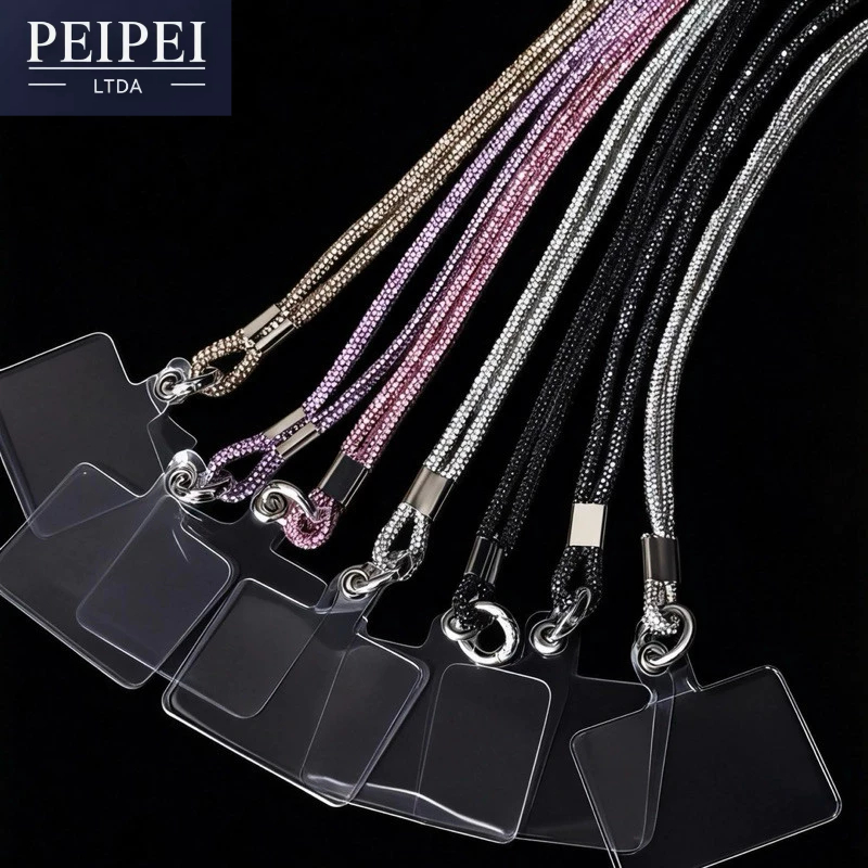 Novo Cordão De Telefone Celular universal anti-Perda com brilho