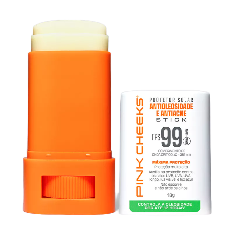 Protetor Solar Facial Antioleosidade  e Antiacne 18g FPS 99 LANÇAMENTO em Oferta na Shopee