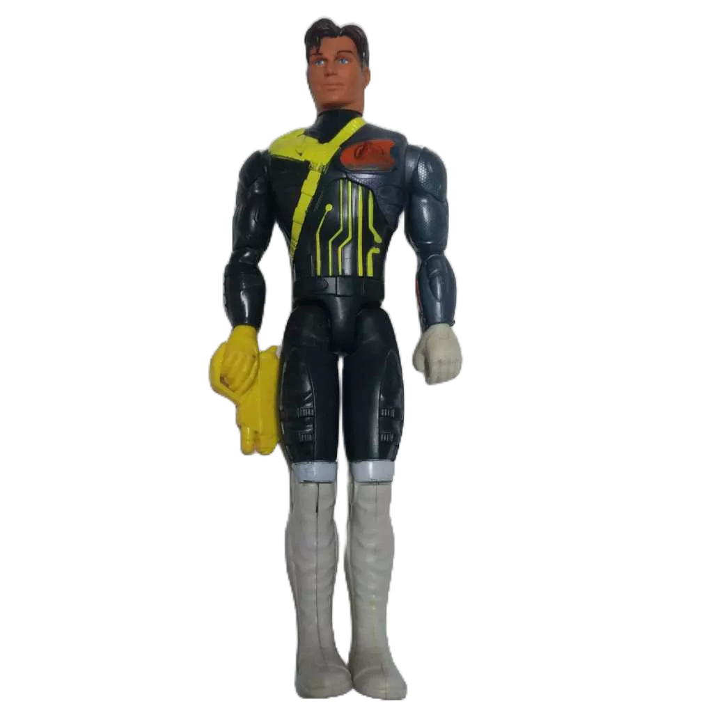 Boneco Articulado Grande do Personagem Max Steel Traje Verde - Mattel - 2010