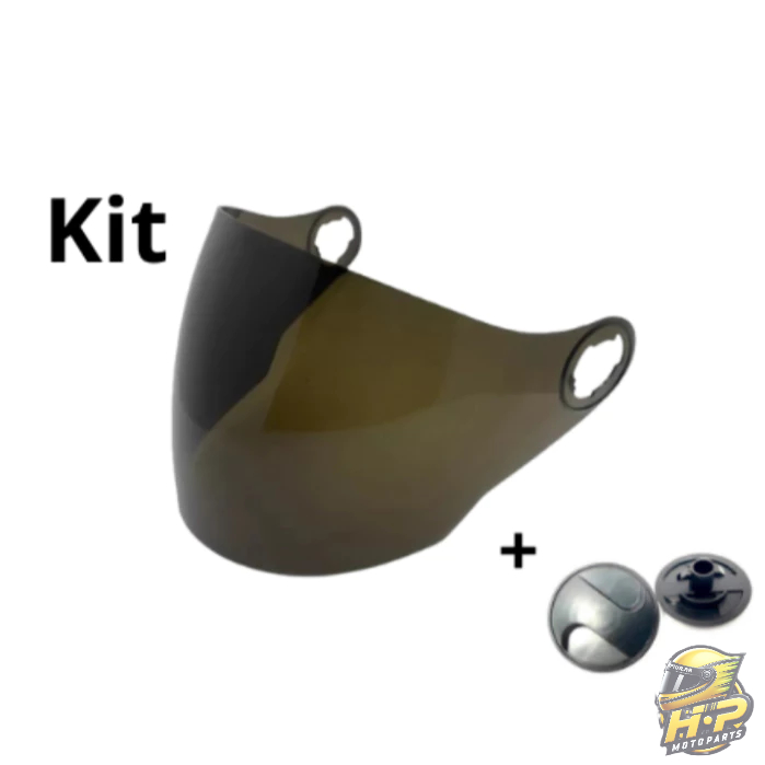 KIT VISEIRA FUME + 1 PAR REPARO COMPATÍVEL C/ CAPACETE JOY 23 TAURUS em Oferta na Shopee