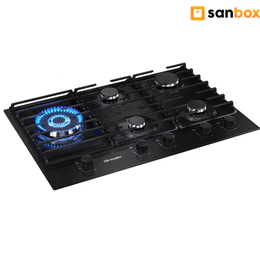 Cooktop 5 Bocas Mueller Mcg5bm A Gás Tripla Chamas Grade Dupla-bivolt