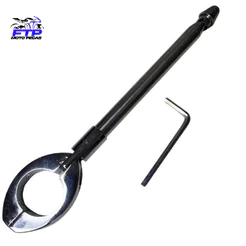 ANTENA CORTA PIPA RETRATIL GUIDÃO CROMADA