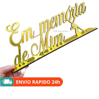 Placa frase EM MEMÓRIA DE MIM  para santa ceia e igrejas, dourado, prata e cru em Oferta na Shopee