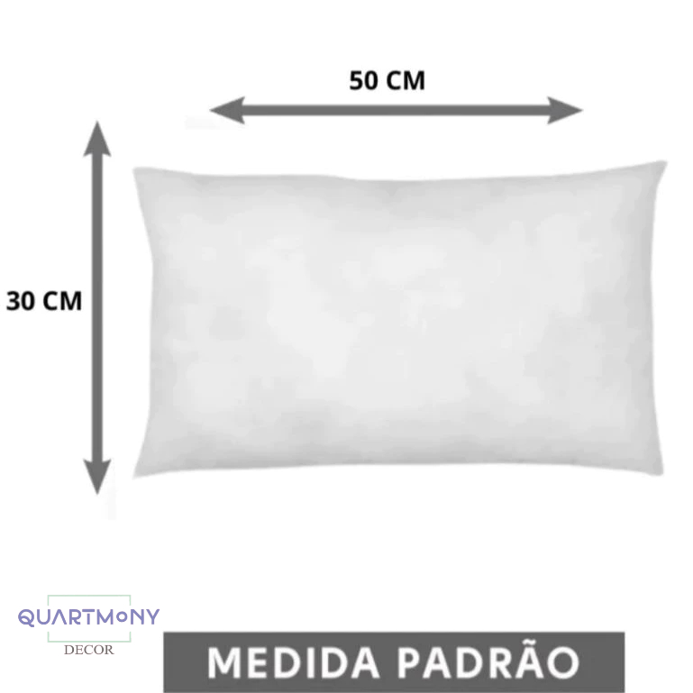 Enchimento almofada Baguete 35x55cm Fibra Siliconada Enchimentos Ideal Para Sala Quarto Cheia Macia em Oferta na Shopee