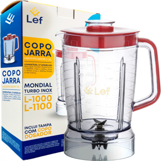 Copo Para Liquidificador Mondial Turbo Inox L-1000 L-1100 em Oferta na Shopee
