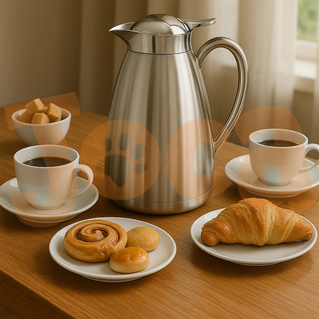 Garrafa Térmica Café e Chá 1 Litro  Aço Inox e Vidro  Moment em Oferta na Shopee