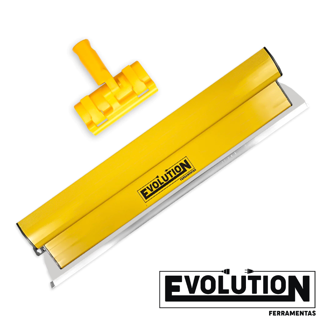 Desempenadeira Berox Evolution + Suporte para Massa Corrida Reboco Cimento Acabamento de Parede