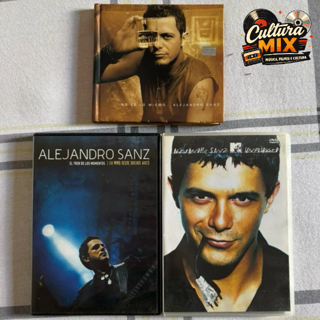 CD Alejandro Sanz No Es Lo Mismo Deluxe DVD En Vivo Unplugged Lote Pop Latino Internacional