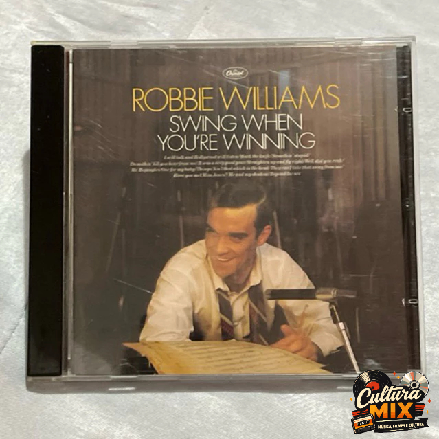 CD Robbie Williams Swing When You’re Winning 2001 Importado Pop Internacional