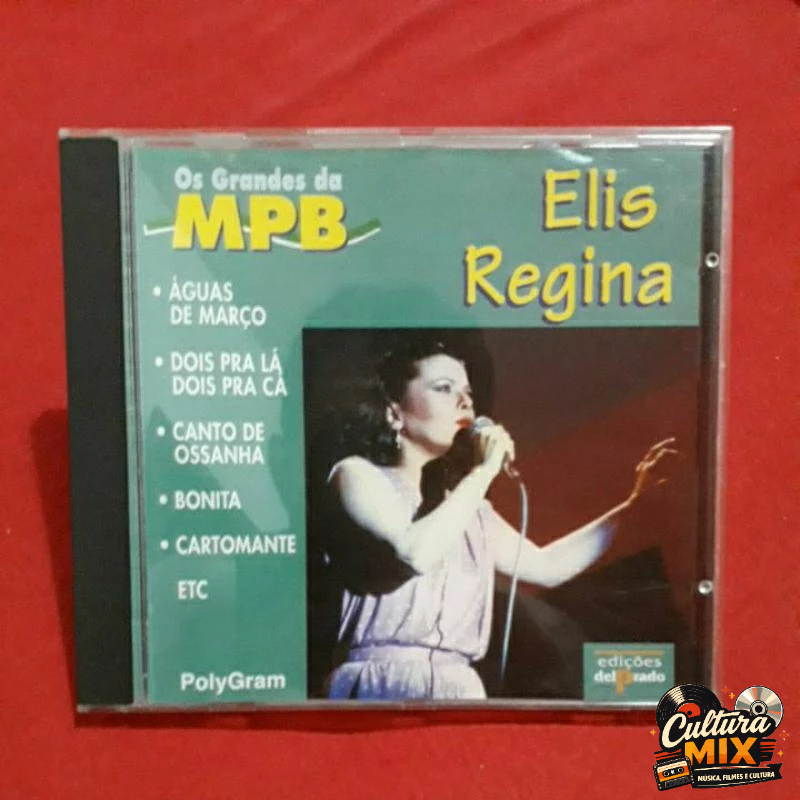 CD Elis Regina Os Grandes da MPB DelPrado Coletanea Cantoras