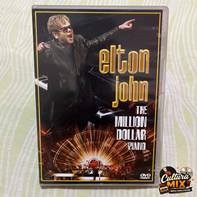 DVD Elton John The Million Dollar Piano 2014 Pop Cantores Internacional