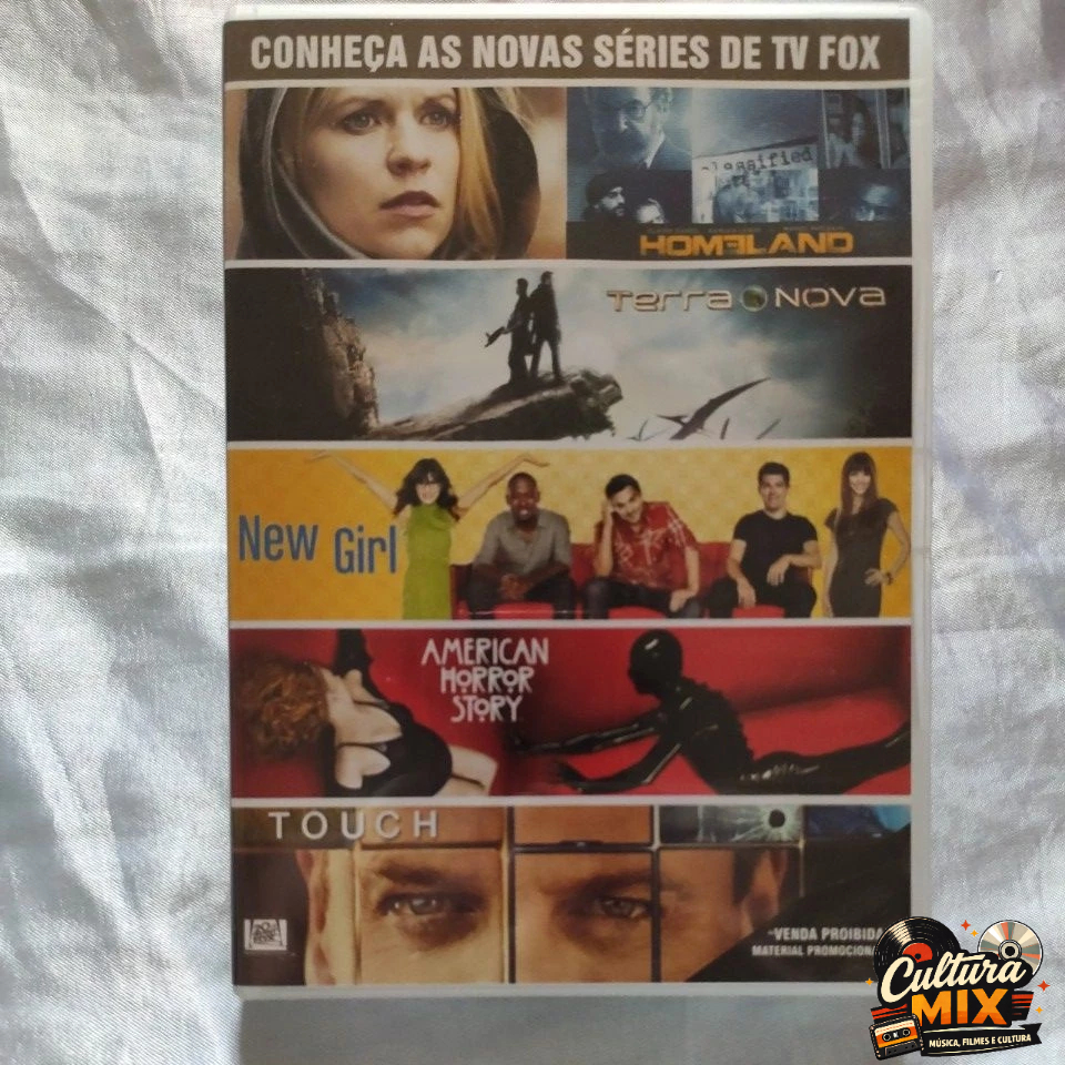 Dvd Promo Séries Tv Fox Episodios Piloto American Horror Story New Girl Homeland