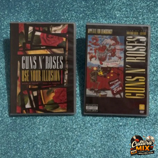 DVD Guns n’ Roses Use Your Illusion Appetite For Democracy Rock Axl Rose Slash Internacional