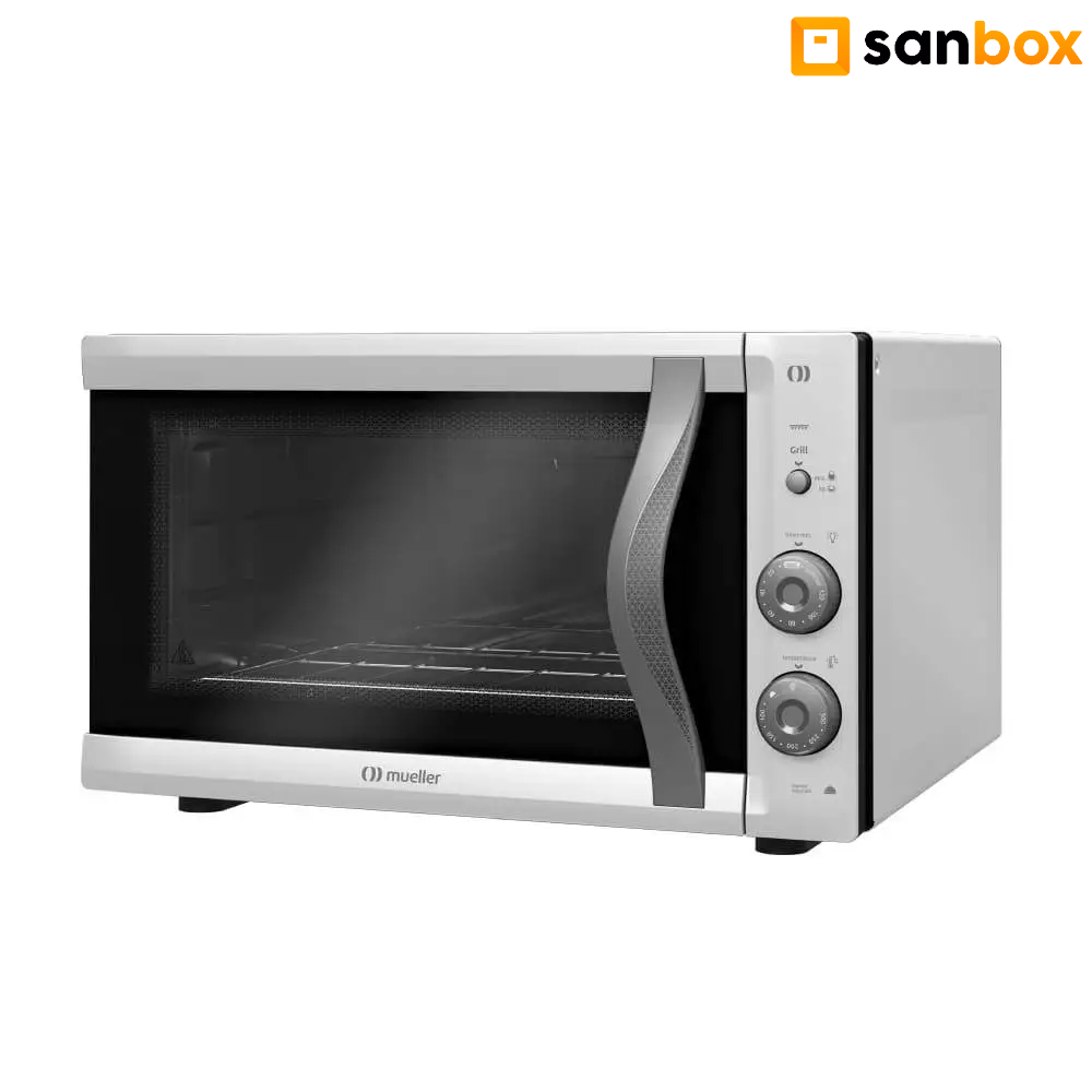 Forno Elétrico De Bancada Mueller Mfb50f 50l Vidro Duplo e Grill -220v