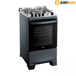 Fogão 4 Bocas  Dako Supreme Titanium A Gás  Com Mesa Inox - Bivolt
