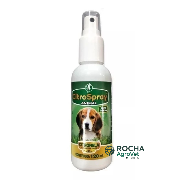 CitroSpray Animal 120ml Repelente Citronela - Vetbras