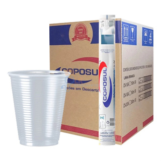 COPO DESCARTÁVEL 180ML PS COPOSUL 500un / 1000un - ATACADO, FESTAS, SUCOS E REFRIGERANTES em Oferta na Shopee