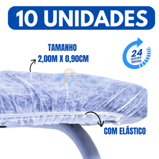 Lençol Descartável Tnt Para Maca De Clinica De Estética Salão De Beleza Tamanho 2,00x0,90 Cor Branco em Oferta na Shopee