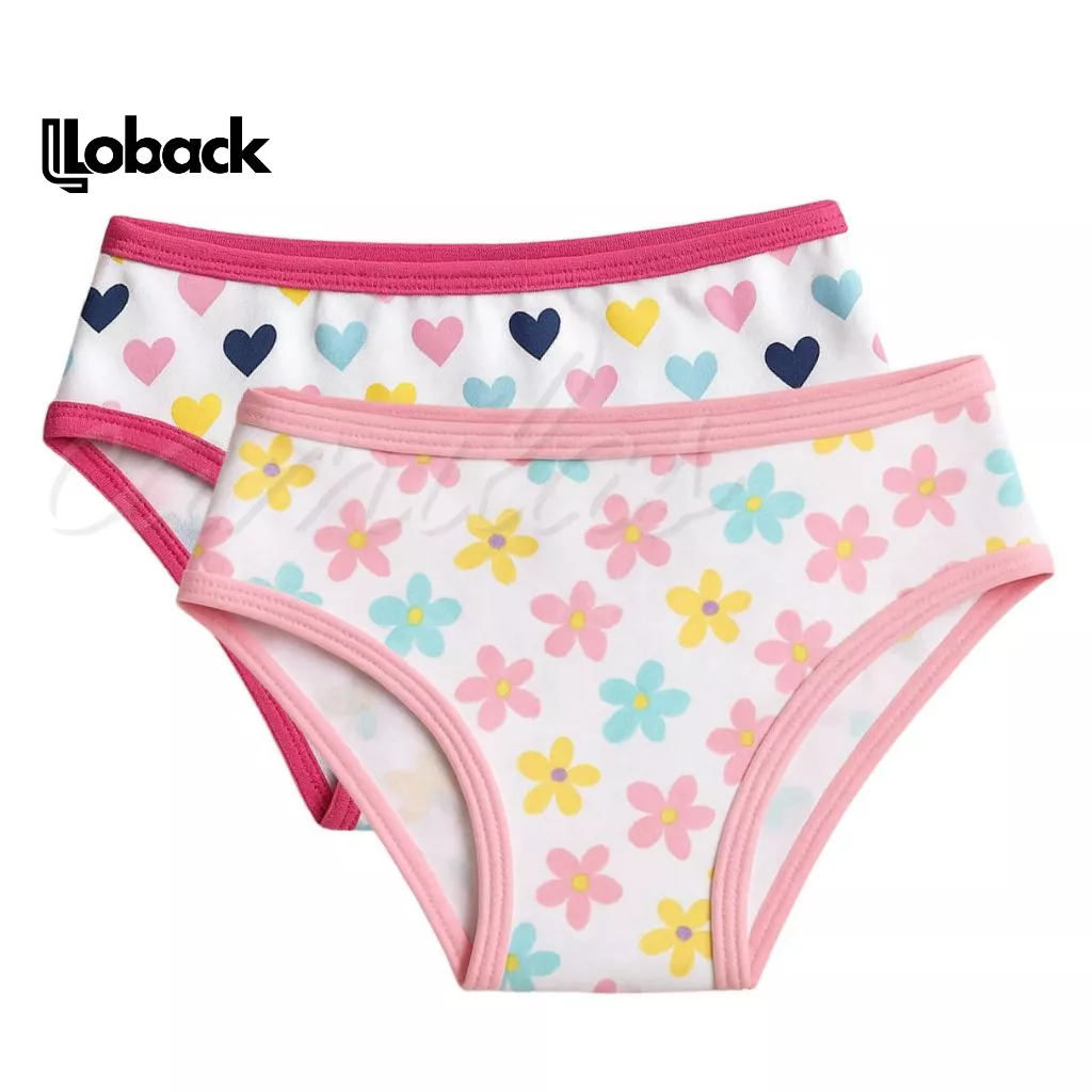 Kit 10 Calcinhas Infantis Para Meninas De 2 a 9 anos Mircrofibra Com Forro 100% Algodão