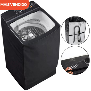 Capa Maquina Eletrolux Led Lev Lec Leh 15kg 17kg Ziper Impermeavel Reforçada em Oferta na Shopee
