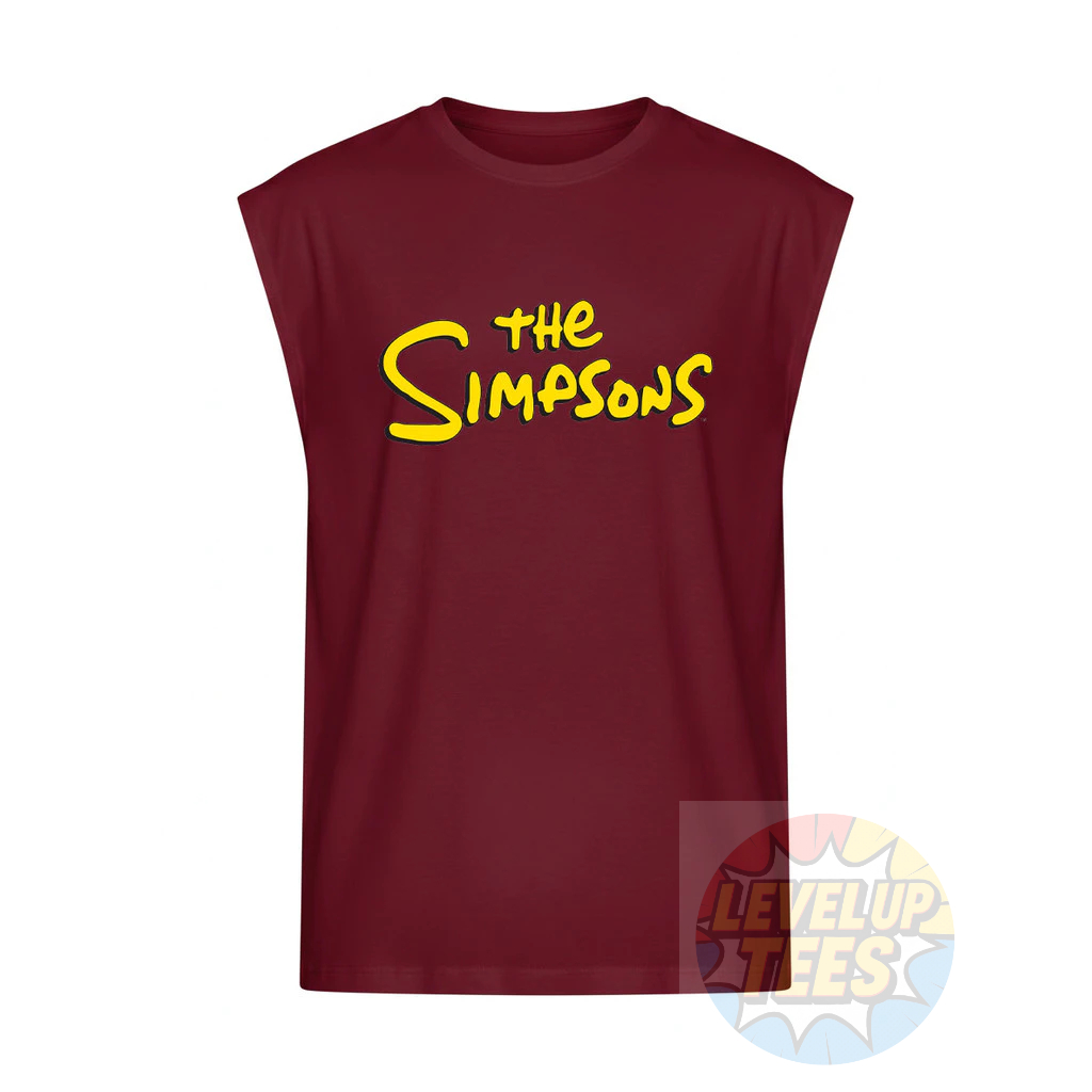 Camiseta Machão The Simpsons Regata 100% Algodão Streetwear Lançamento Envio Rápido