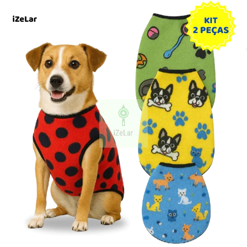 Kit C/2 Roupinhas Soft Roupa Para Cachorro Pet, Pequeno Porte a Grande Porte Roupinha Para Frio Cães