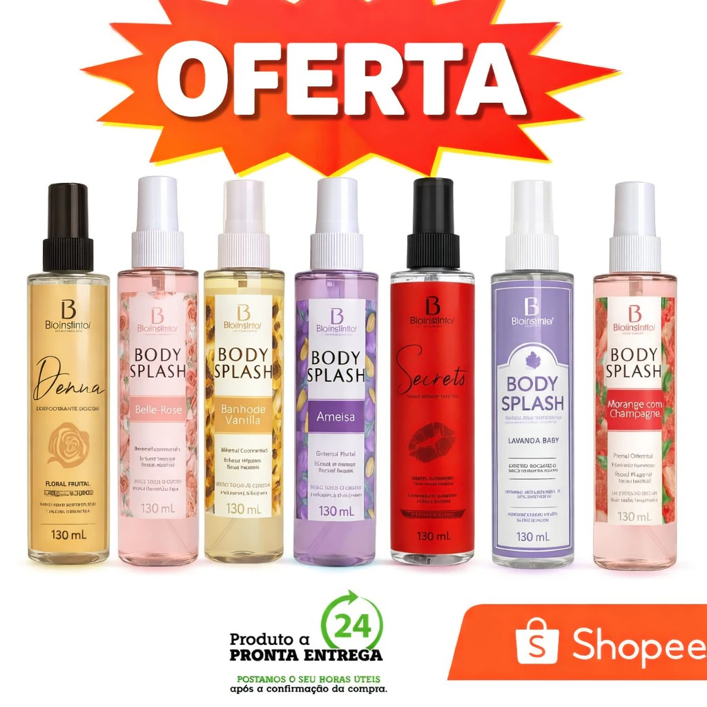 KIT  BODY SPLASH – Fragrâncias Encantadoras | Frescor, Perfume e Bem-Estar em Oferta na Shopee