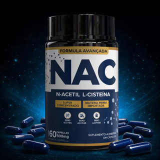 NAC N-Acetil L-Cisteína 500mg - Original em Oferta na Shopee