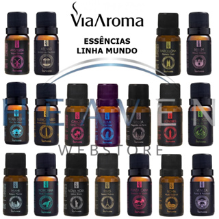 Essência Via Aroma - Linha Mundo Escolha Seu Aroma - Aromatizador Difusor Aromaterapia em Oferta na Shopee