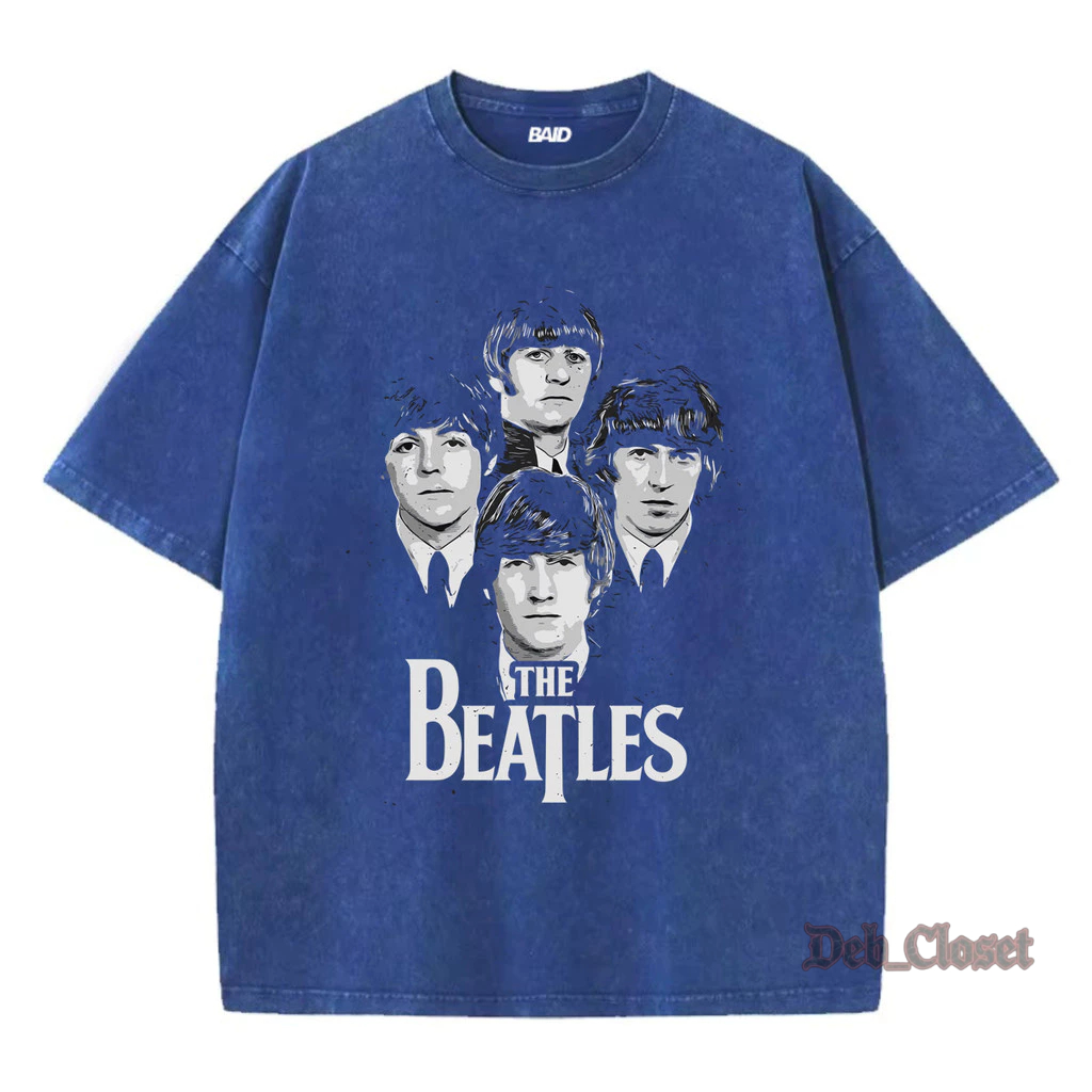 Camiseta Estonada The Beatles  100% Algodão Camisa Streetwear Temos Plus Size Lançamento - Envio Rápido