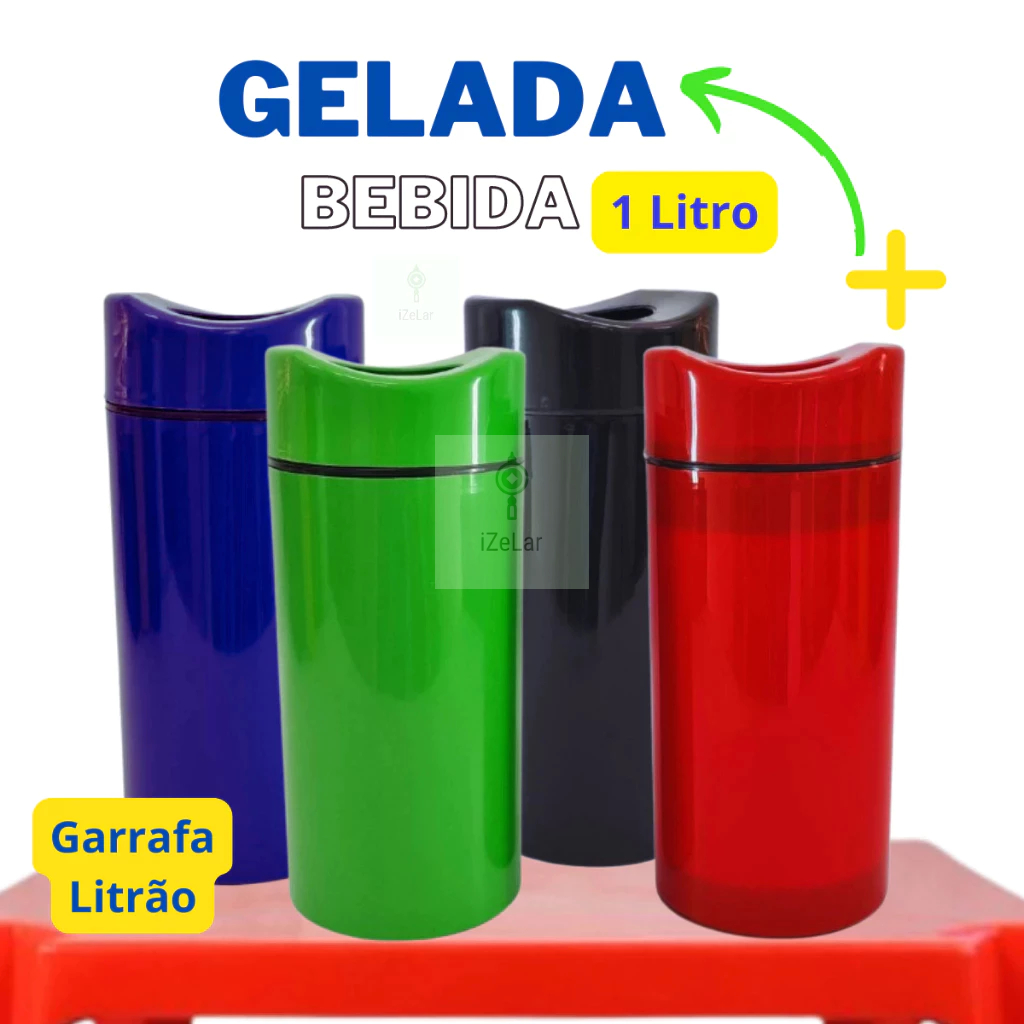 4 ou 6un Porta Garrafa de Cerveja 1Litro Litrão Camisinha De Cerveja Isopor Térmico Para Cerveja Bar