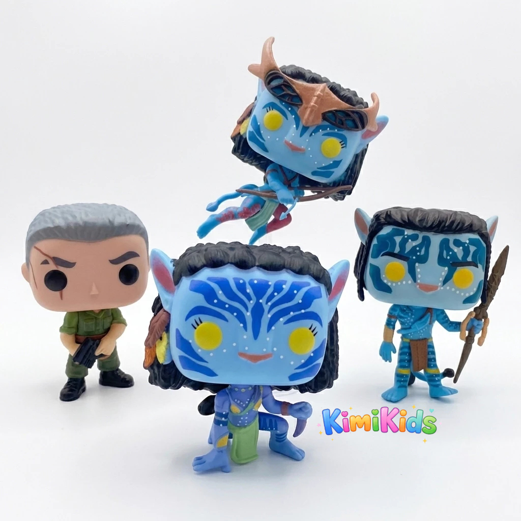 Bonecos colecionáveis Avatar - Neytiri Arco, Jake Sully, Coronel Miles, Neytiri