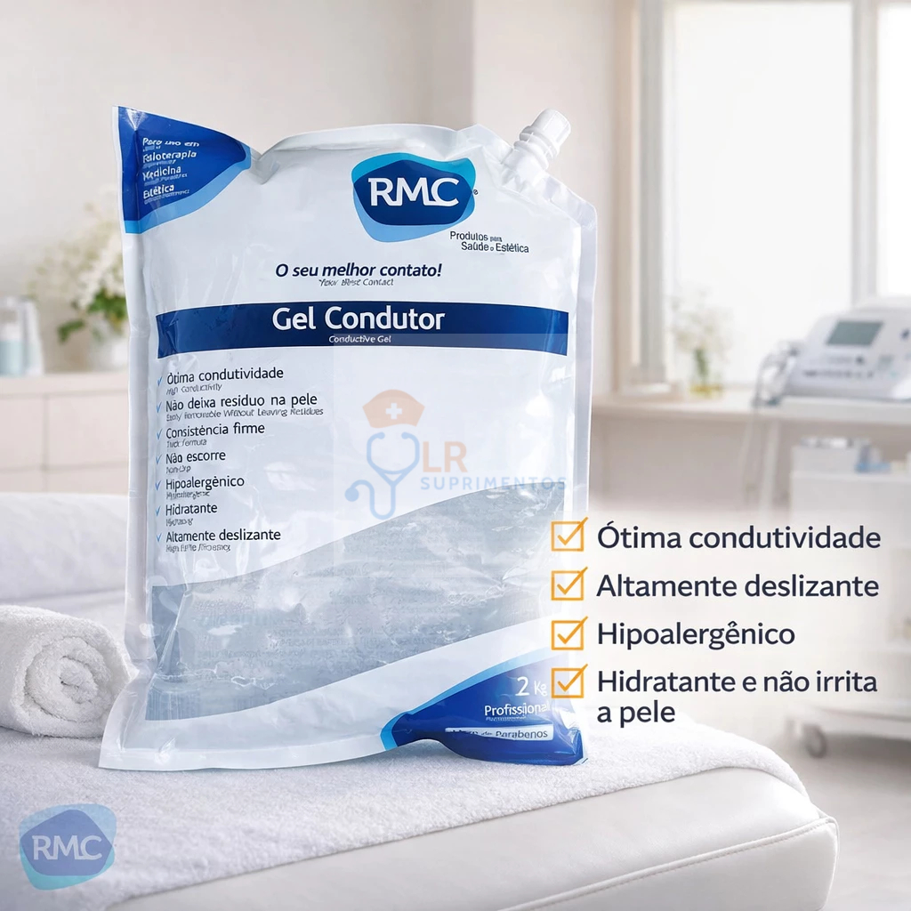 Gel Condutor RMC 2kg Ultrassom ECG Estética Fisioterapia Alto Rendimento em Oferta na Shopee