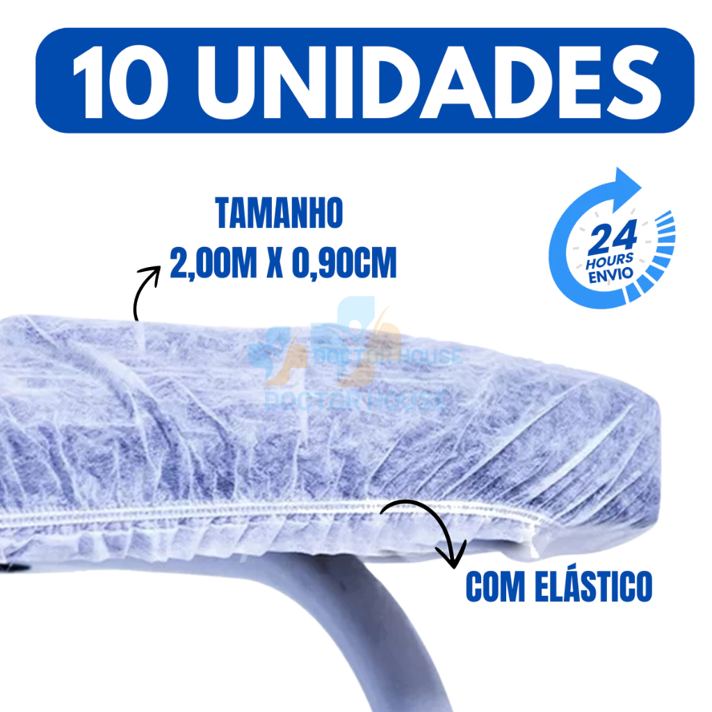 Lençol Descartável Tnt Para Maca De Clinica De Estética Salão De Beleza - Tamanho 2,00x0,90 Branco em Oferta na Shopee