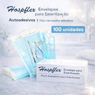 Envelope Autosselante para Esterilização 100un / 200un 9×23cm Alicate Cutícula Odonto Estética e Manicure em Oferta na Shopee