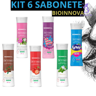 🧴 Kit 6 Sabonetes Íntimos Bioinnova – Proteção, Frescor e Confiança Todos os Dias! 🌸 em Oferta na Shopee